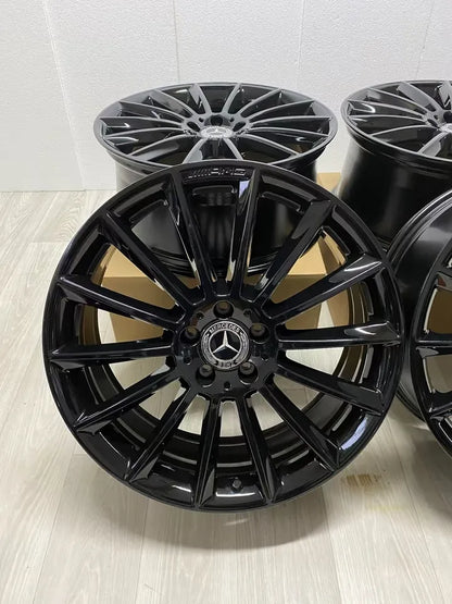 NEU* Original Mercedes E-Klasse W213 S213 C238 A238 20 Zoll AMG Felgen Alufelgen A2134012200 A2134012300 Cabrio Limousine Kombi T-Modell 5x112 8x20 ET43 9x20 ET49 Schwarz Hochglanz