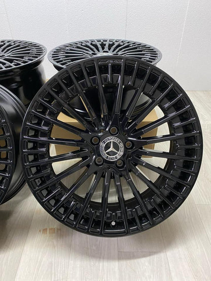 NEU* Original Mercedes EQA H 243 EQB X 243 20 Zoll AMG Felgen Alufelgen A2434010600 Black-Edition Schwarz 8,5x20 ET50,5 5x112 M+S 4MATIC SUV Felgensatz MwSt.