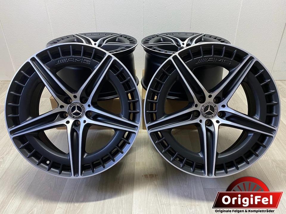 NEU Original Mercedes EQS 53 AMG V297 21 Zoll Felgen Alufelgen Bicolor Glanzgedreht A2974011600