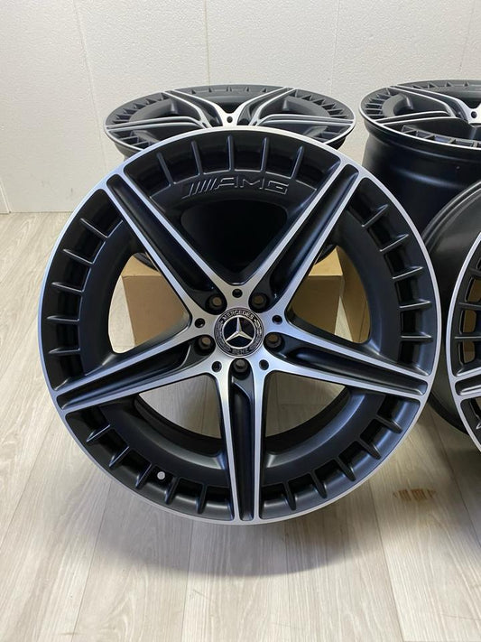 NEU Original Mercedes EQS 53 AMG V297 21 Zoll Felgen Alufelgen Bicolor Glanzgedreht A2974011600