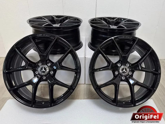 NEU* Original Mercedes GLC X253 C253 20 Zoll AMG Felgen Alufelgen A2534015500 A2534015600 Coupé SUV Black Edition Schwarz Hochglanz 5x112 8,5x20 ET40 9,5x20 ET22 43 AMG Felgensatz MwSt. ausweisbar