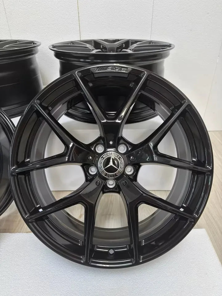 NEU* Original Mercedes GLC X253 C253 20 Zoll AMG Felgen Alufelgen A2534015500 A2534015600 Coupé SUV Black Edition Schwarz Hochglanz 5x112 8,5x20 ET40 9,5x20 ET22 43 AMG Felgensatz MwSt. ausweisbar