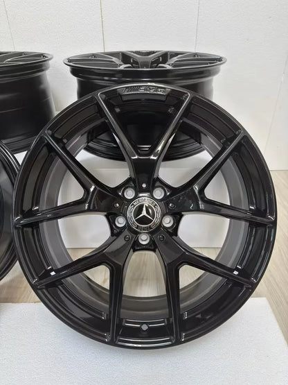NEU* Original Mercedes GLC X253 C253 20 Zoll AMG Felgen Alufelgen A2534015500 A2534015600 Coupé SUV Black Edition Schwarz Hochglanz 5x112 8,5x20 ET40 9,5x20 ET22 43 AMG Felgensatz MwSt. ausweisbar