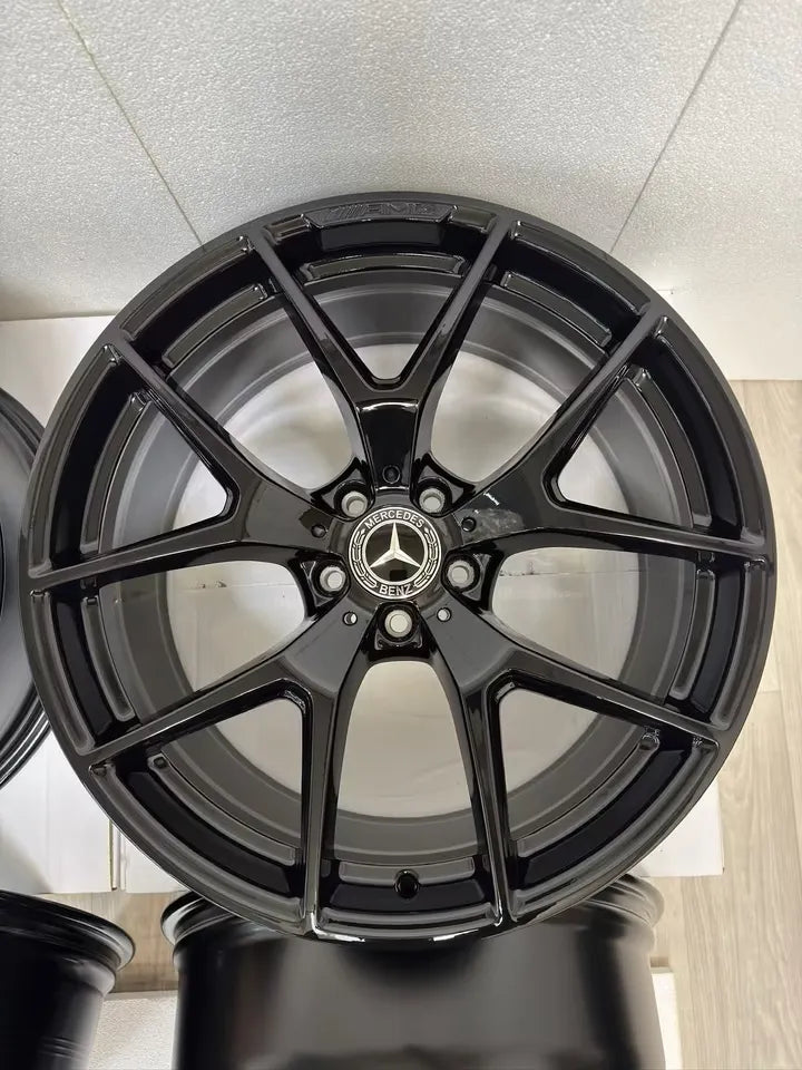 NEU* Original Mercedes GLC X253 C253 20 Zoll AMG Felgen Alufelgen A2534015500 A2534015600 Coupé SUV Black Edition Schwarz Hochglanz 5x112 8,5x20 ET40 9,5x20 ET22 43 AMG Felgensatz MwSt. ausweisbar