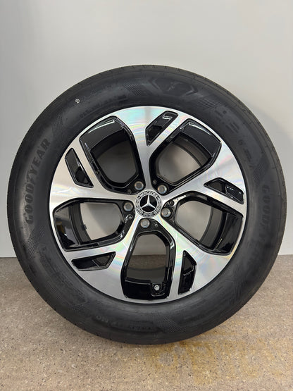 NEU Original Mercedes GLC X 254 C 254 18 Zoll Sommerräder Sommerreifen Felgen A2544010100 A2544014700 Alufelgen SUV Coupé Schwarz glanzgedreht 235/60 R18 103W 255/55 R18 109W Sommerradsatz