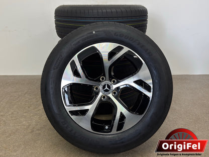 NEU Original Mercedes GLC X 254 C 254 18 Zoll Sommerräder Sommerreifen Felgen A2544010100 A2544014700 Alufelgen SUV Coupé Schwarz glanzgedreht 235/60 R18 103W 255/55 R18 109W Sommerradsatz