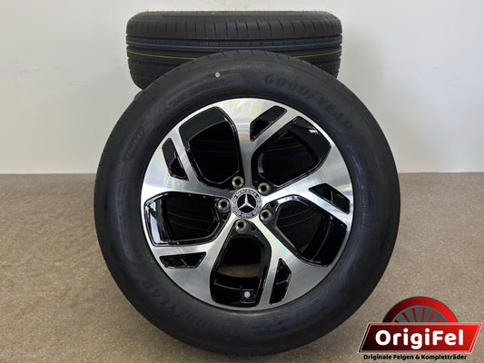 NEU Original Mercedes GLC X 254 C 254 18 Zoll Sommerräder Sommerreifen Felgen A2544010100 A2544014700 Alufelgen SUV Coupé Schwarz glanzgedreht 235/60 R18 103W 255/55 R18 109W Sommerradsatz