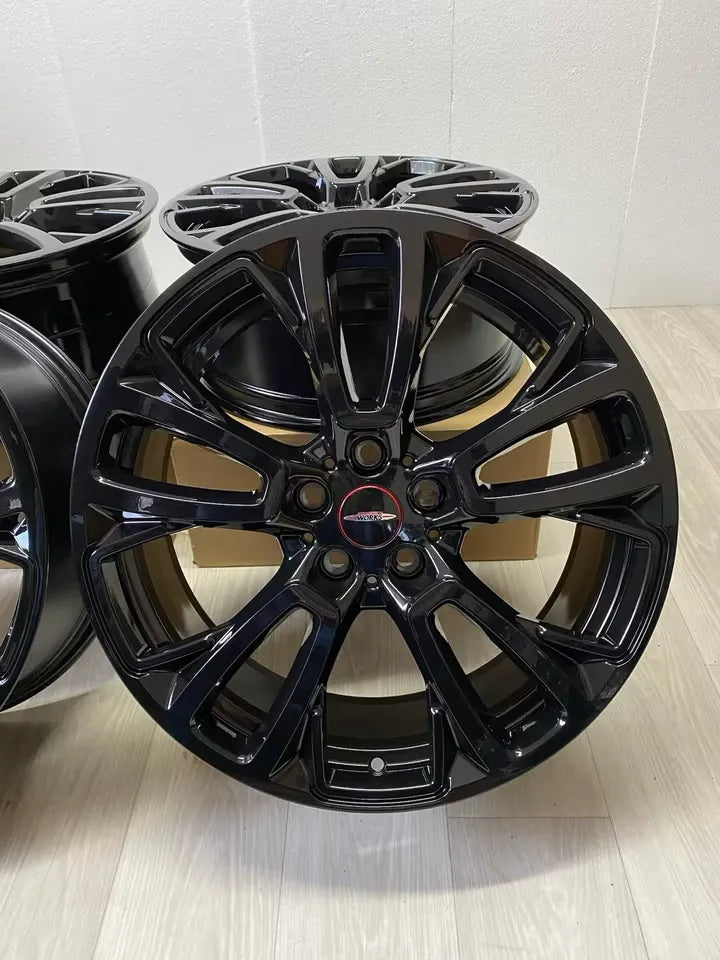 NEU* Original Mini Countryman II 2 F60 Spoke 592 19 Zoll Felgen Alufelgen 6888853 Styling Black Edition Schwarz Hochglanz 8x19 IS47 ET47 5x112 John Cooper Works JCW Circuit Spoke Felgensatz