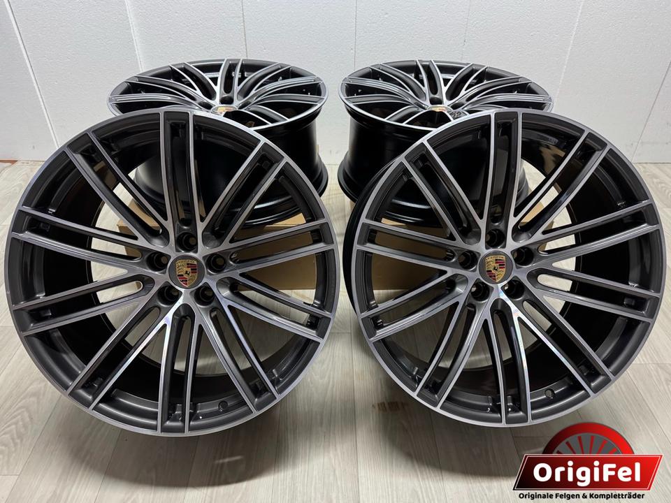 NEU Original Porsche Macan 95B 21 Zoll Turbo IV Felgen Alufelgen 95B601025DN 95B601025DB