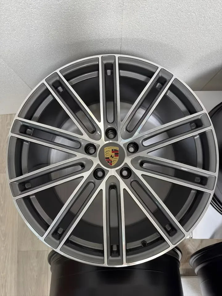 NEU* Original Porsche Panamera II G2 971 III G3 976 21 Zoll 911 Turbo Felgen Alufelgen Anthrazit glanzgedreht Design 5x130 9,5x21 ET71 11,5x21 ET69 971601025AH 971601025AE 971601025AA 971601025AJ