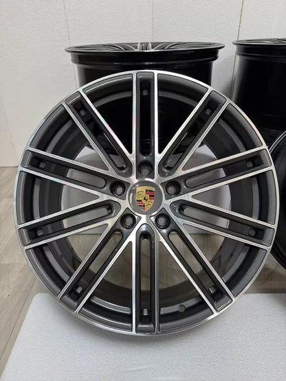 NEU* Original Porsche Panamera II G2 971 III G3 976 21 Zoll 911 Turbo Felgen Alufelgen Anthrazit glanzgedreht Design 5x130 9,5x21 ET71 11,5x21 ET69 971601025AH 971601025AE 971601025AA 971601025AJ
