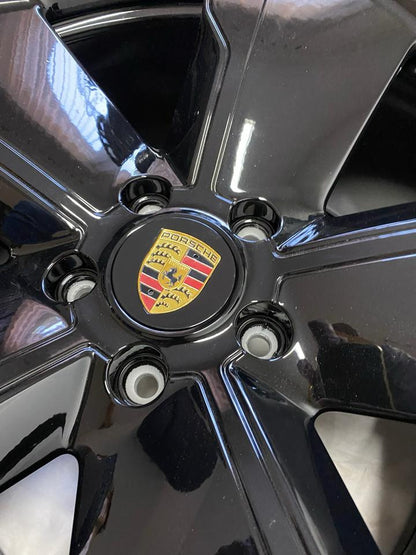 NEU Original Porsche Taycan 21 Zoll Exclusive Felgen Alufelgen Black Edition 9J1601025O 9J1601025R
