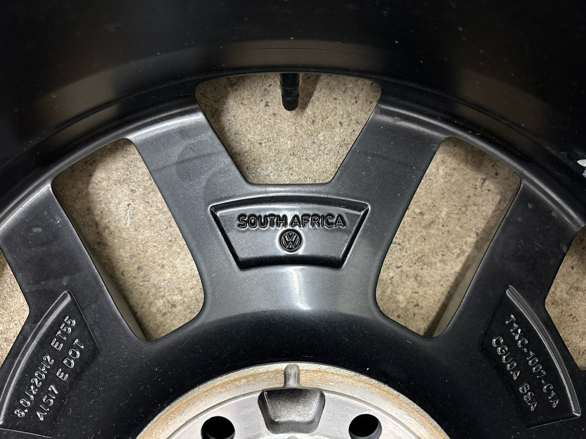 NEU Original VW Amarok II 2 T1 20 Zoll Bendigo Sommerräder Sommerreifen Felgen Alufelgen N1XC-1007-C1B T1XC-1007-C1A 255/50 R20 110V 8x20 ET55 Schwarz Matt RDKS Sommerradsatz