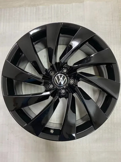NEU* Original VW Arteon 3H Shooting Brake Rosario 20 Zoll Felgen Alufelgen 3G8601025T Schwarz Black-Edition R-Line Felgensatz 5x112 8x20 ET40 Kombi Limousine Coupé