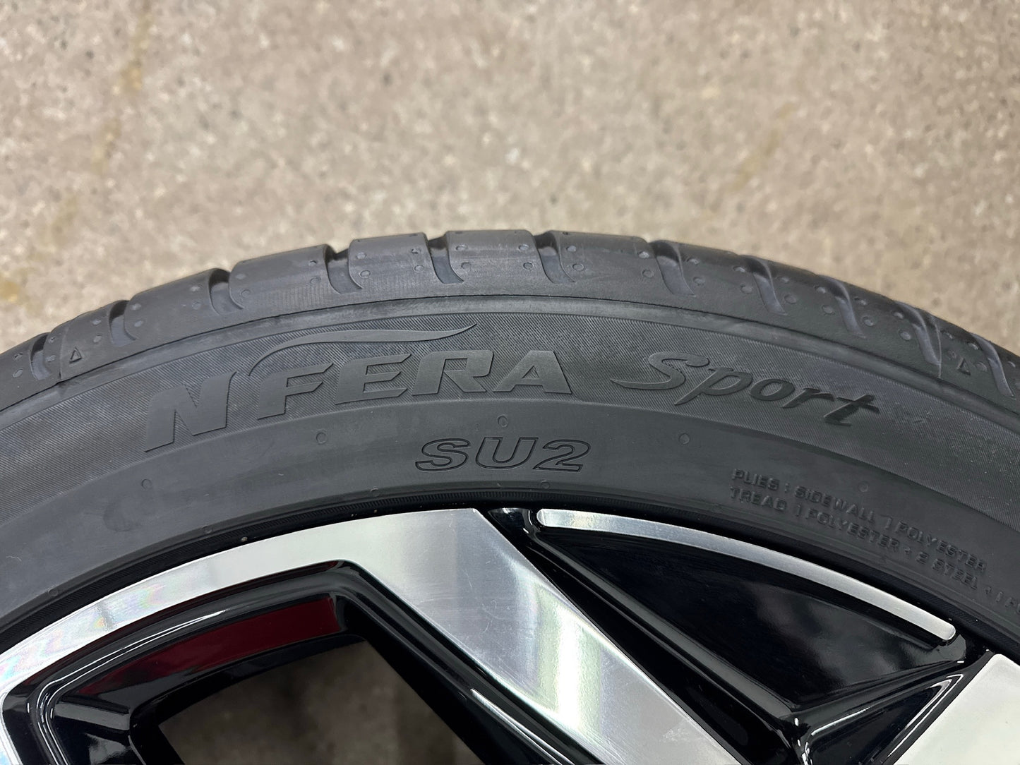 NEU Original VW Golf 8 VIII 5H CD Coventry Sommerräder 5H0601025P 225/45 R17 Zoll Sommerreifen Felgen Alufelgen R-Line Variant GTI GTD GTE Edition Schwarz Glanzgedreht