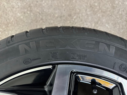 NEU Original VW Golf 8 VIII 5H CD Coventry Sommerräder 5H0601025P 225/45 R17 Zoll Sommerreifen Felgen Alufelgen R-Line Variant GTI GTD GTE Edition Schwarz Glanzgedreht