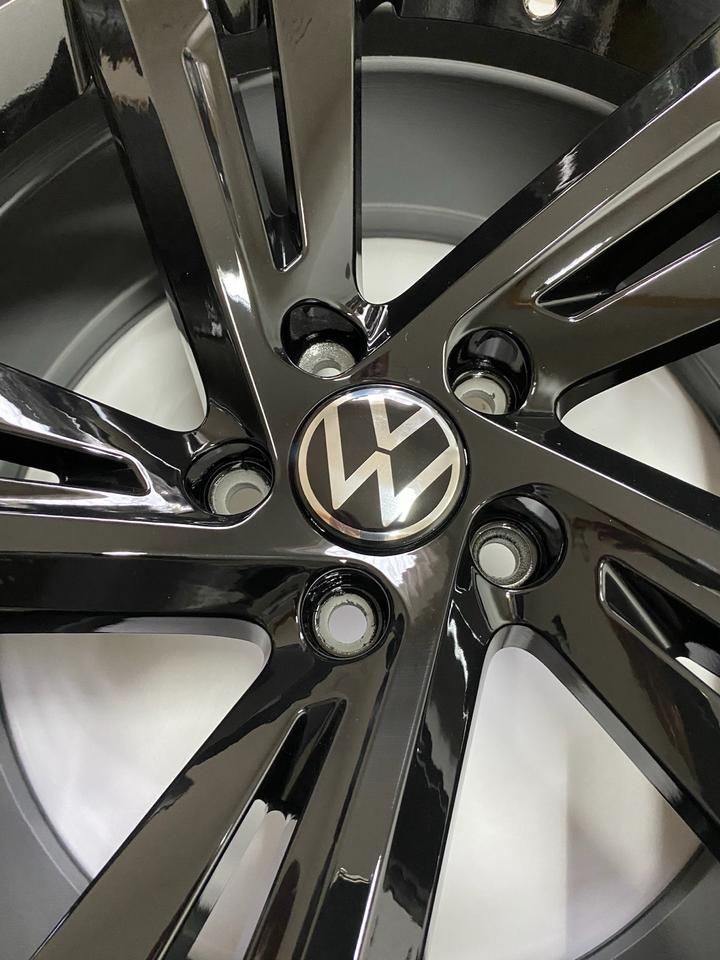 NEU Original VW Tiguan 2 5N 19 Zoll Valencia Felgen Alufelgen Schwarz R-Line 5NA601025AM AG
