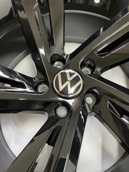 NEU Original VW Tiguan 2 5N 19 Zoll Valencia Felgen Alufelgen Schwarz R-Line 5NA601025AM AG