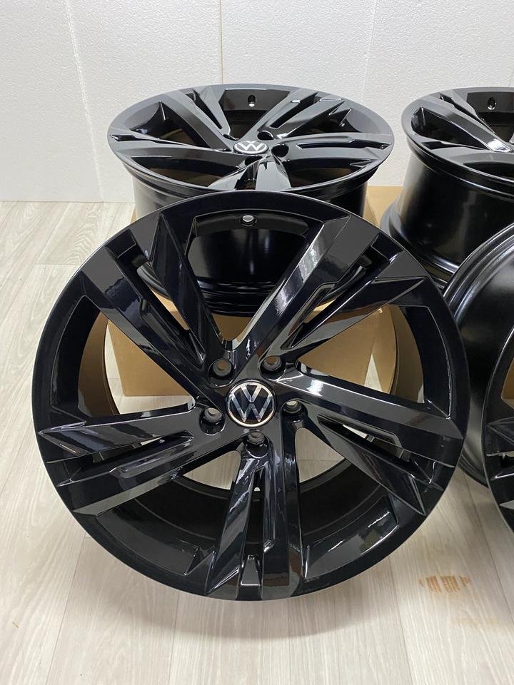 NEU Original VW Tiguan 2 5N 19 Zoll Valencia Felgen Alufelgen Schwarz R-Line 5NA601025AM AG