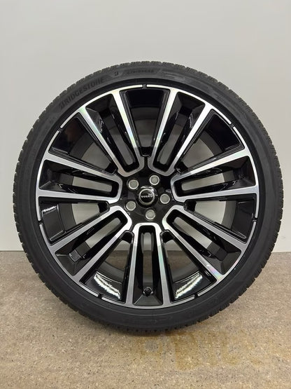 NEU Original Volvo XC90 2 II 22 Zoll Winterräder Winterreifen Felgen 32294604 Alufelgen 7 Double Spoke Sport Plus Ultra 275/35 R22 104W 9x22 ET38,5 Schwarz Black Edition Winterradsatz SUV MwSt.