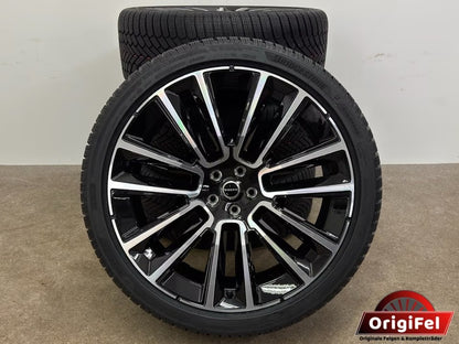 NEU Original Volvo XC90 2 II 22 Zoll Winterräder Winterreifen Felgen 32294604 Alufelgen 7 Double Spoke Sport Plus Ultra 275/35 R22 104W 9x22 ET38,5 Schwarz Black Edition Winterradsatz SUV MwSt.