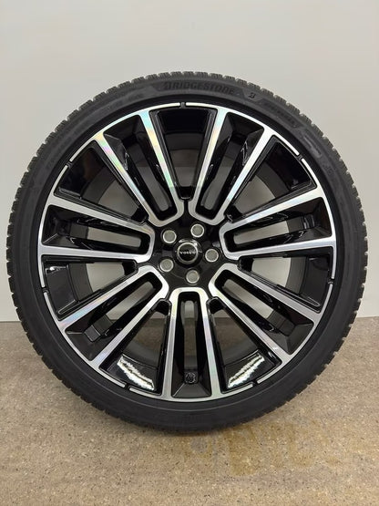 NEU Original Volvo XC90 2 II 22 Zoll Winterräder Winterreifen Felgen 32294604 Alufelgen 7 Double Spoke Sport Plus Ultra 275/35 R22 104W 9x22 ET38,5 Schwarz Black Edition Winterradsatz SUV MwSt.