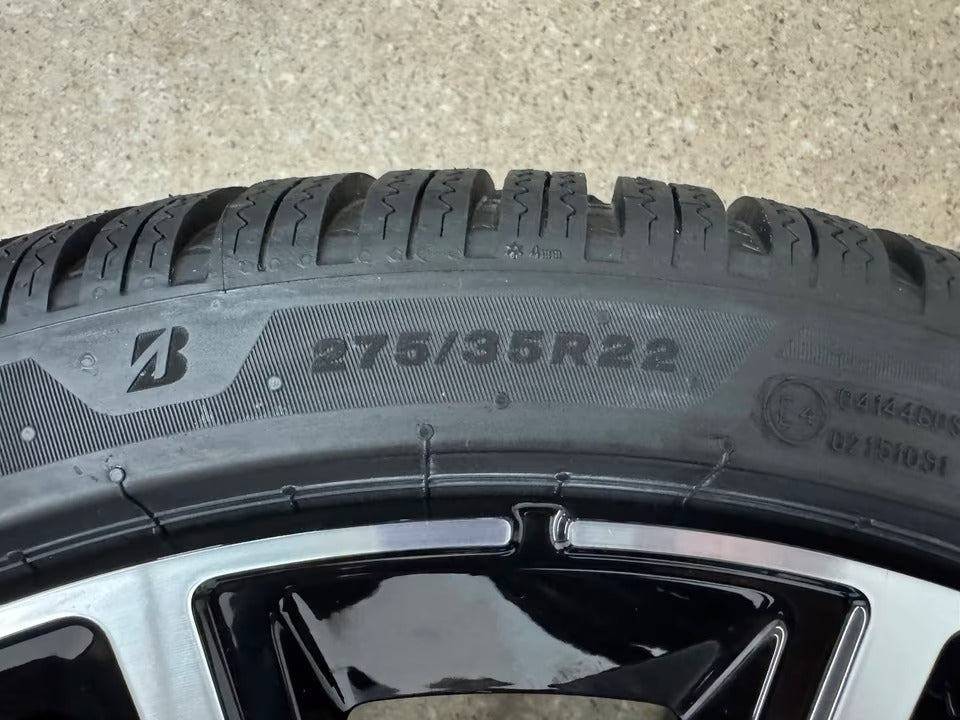 NEU Original Volvo XC90 2 II 22 Zoll Winterräder Winterreifen Felgen 32294604 Alufelgen 7 Double Spoke Sport Plus Ultra 275/35 R22 104W 9x22 ET38,5 Schwarz Black Edition Winterradsatz SUV MwSt.