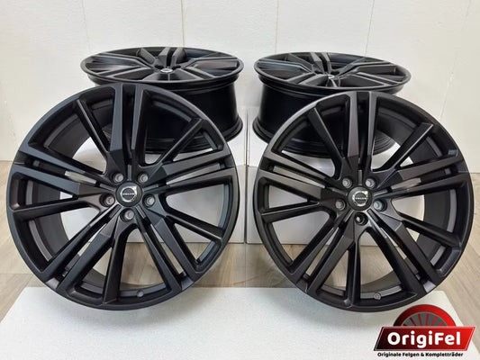 NEU* Original Volvo XC60 II 2 21 Zoll Felgen Alufelgen 31423854 5x108 8,5x21 ET49,5 Schwarz Matt Night Edition R-Design