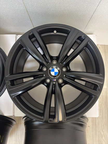 NEU* Original BMW 3er F30 F31 4er F32 F33 M 442M 19 Zoll Felgen Alufelgen 7852493 7846780 7852494 7846781 8x19 ET36 IS36 8,5x19 IS47 ET47 5x120 Night Edition Schwarz Matt M Sport Line Felgensatz