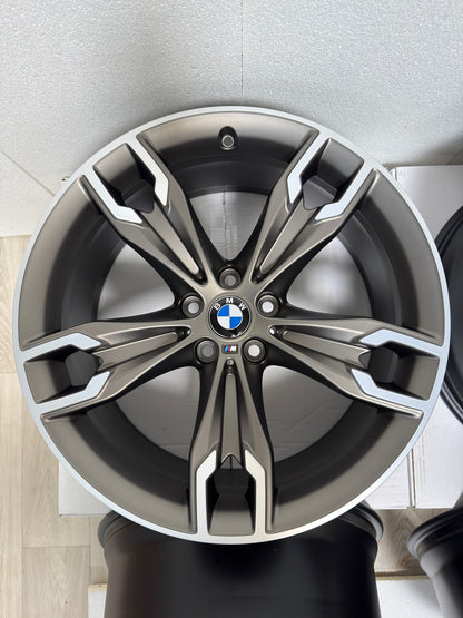 NEU* Original BMW 5er G30 G31 M 668M 20 Zoll Felgen Alufelgen 7855087 7855088 8x20 ET30 9x20 ET44 Cerium Grey Matt Glanzgedreht Limousine Touring Felgensatz MwSt. ausweisbar