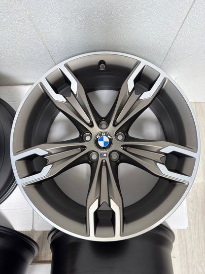 NEU* Original BMW 5er G30 G31 M 668M 20 Zoll Felgen Alufelgen 7855087 7855088 8x20 ET30 9x20 ET44 Cerium Grey Matt Glanzgedreht Limousine Touring Felgensatz MwSt. ausweisbar