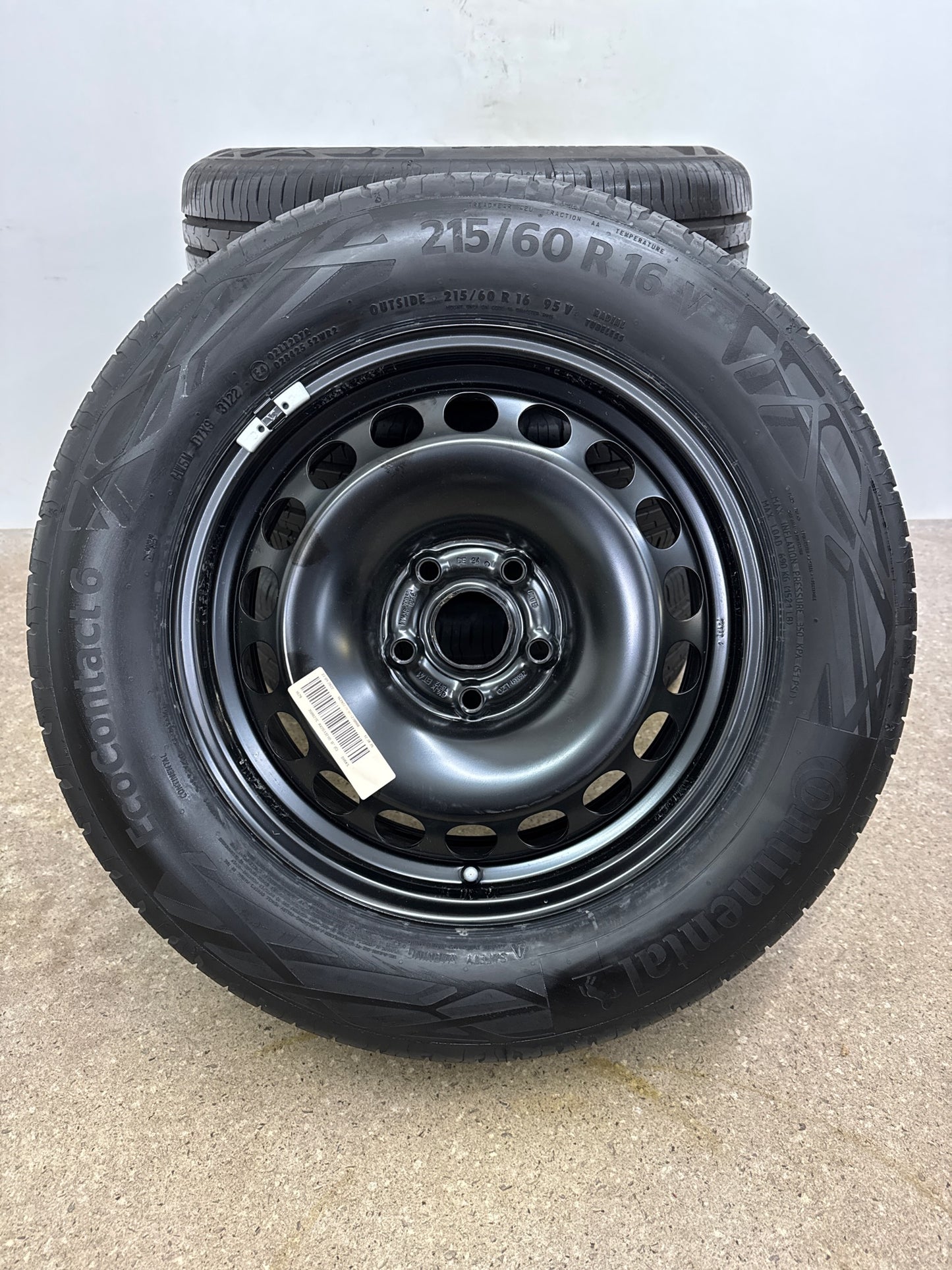 Neu Original VW Passat B8 3G Skoda Superb III 3V 215/60 R16 Zoll Sommerrräder Sommerreifen 3Q0601027 Stahlfelgen Felgen 6,5x16 ET41 5x112 Sommerkomplettradsatz