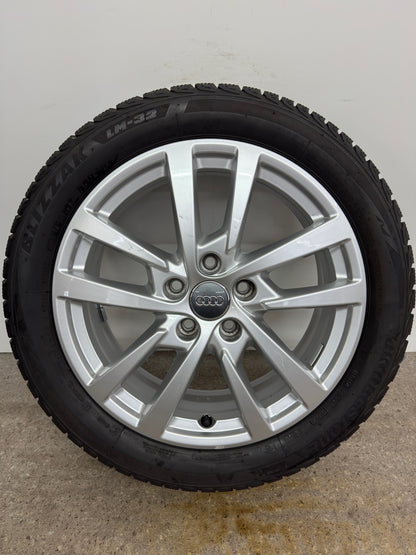 Original Audi A3 S3 8V 17 Zoll Winterräder Winterreifen Felgen 8V0601025DH 205/50 R17 93H 5x112 Alufelgen 6x17 ET48 Silber Limousine Sportback Winterradsatz M+S MwSt.