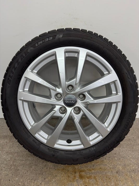 Original Audi A3 S3 8V 17 Zoll Winterräder Winterreifen Felgen 8V0601025DH 205/50 R17 93H 5x112 Alufelgen 6x17 ET48 Silber Limousine Sportback Winterradsatz M+S MwSt.