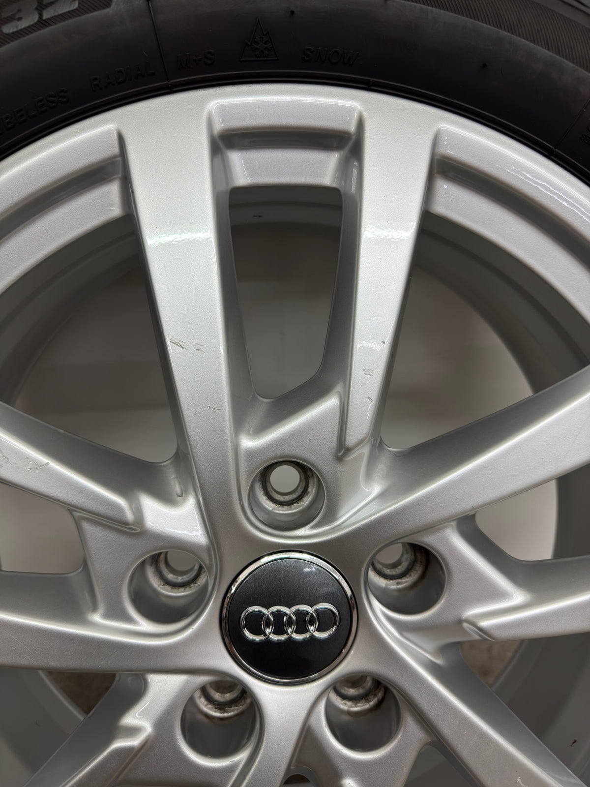 Original Audi A3 S3 8V 17 Zoll Winterräder Winterreifen Felgen 8V0601025DH 205/50 R17 93H 5x112 Alufelgen 6x17 ET48 Silber Limousine Sportback Winterradsatz M+S MwSt.
