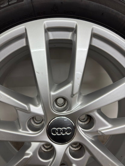 Original Audi A3 S3 8V 17 Zoll Winterräder Winterreifen Felgen 8V0601025DH 205/50 R17 93H 5x112 Alufelgen 6x17 ET48 Silber Limousine Sportback Winterradsatz M+S MwSt.