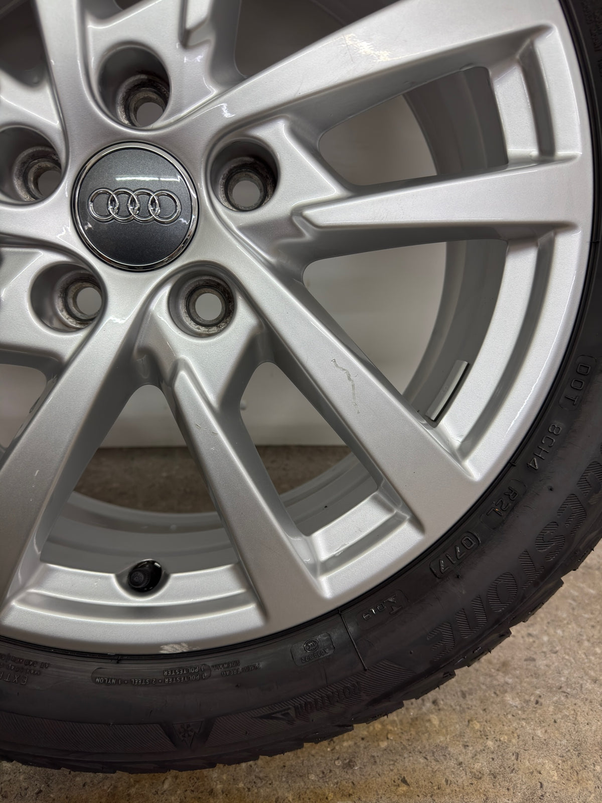 Original Audi A3 S3 8V 17 Zoll Winterräder Winterreifen Felgen 8V0601025DH 205/50 R17 93H 5x112 Alufelgen 6x17 ET48 Silber Limousine Sportback Winterradsatz M+S MwSt.