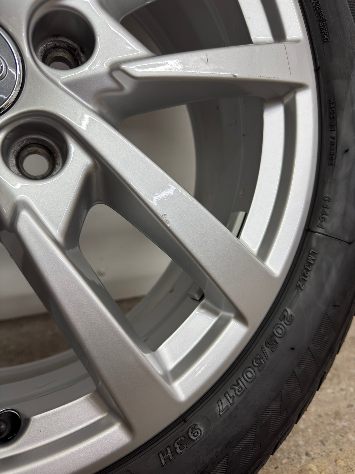 Original Audi A3 S3 8V 17 Zoll Winterräder Winterreifen Felgen 8V0601025DH 205/50 R17 93H 5x112 Alufelgen 6x17 ET48 Silber Limousine Sportback Winterradsatz M+S MwSt.