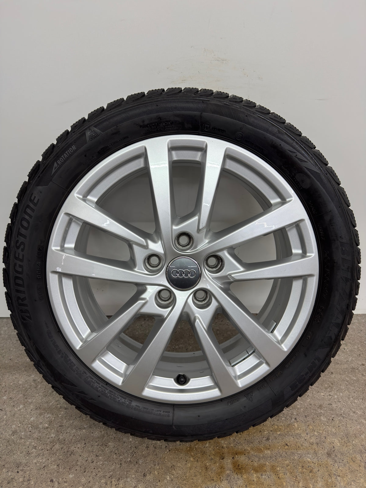 Original Audi A3 S3 8V 17 Zoll Winterräder Winterreifen Felgen 8V0601025DH 205/50 R17 93H 5x112 Alufelgen 6x17 ET48 Silber Limousine Sportback Winterradsatz M+S MwSt.