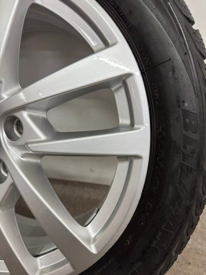 Original Audi A3 S3 8V 17 Zoll Winterräder Winterreifen Felgen 8V0601025DH 205/50 R17 93H 5x112 Alufelgen 6x17 ET48 Silber Limousine Sportback Winterradsatz M+S MwSt.