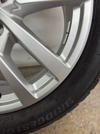 Original Audi A3 S3 8V 17 Zoll Winterräder Winterreifen Felgen 8V0601025DH 205/50 R17 93H 5x112 Alufelgen 6x17 ET48 Silber Limousine Sportback Winterradsatz M+S MwSt.