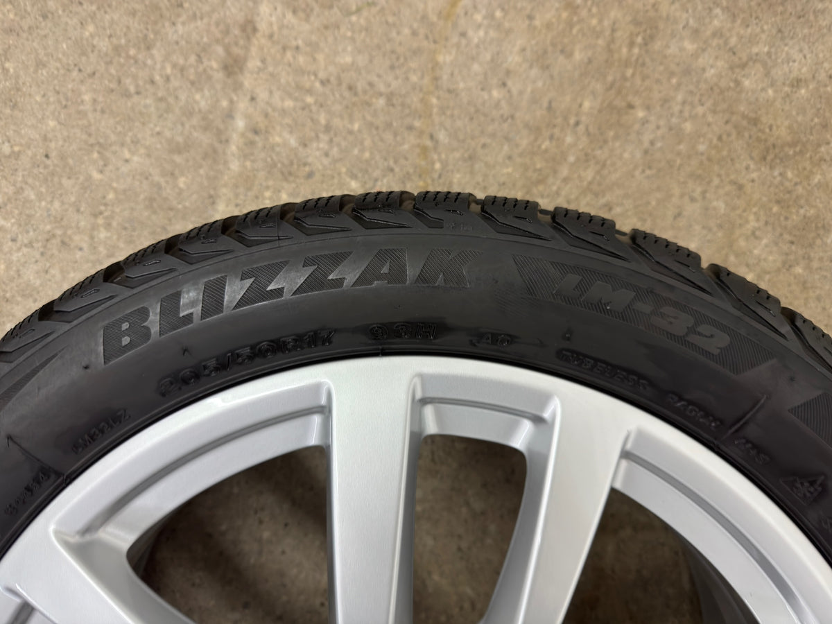 Original Audi A3 S3 8V 17 Zoll Winterräder Winterreifen Felgen 8V0601025DH 205/50 R17 93H 5x112 Alufelgen 6x17 ET48 Silber Limousine Sportback Winterradsatz M+S MwSt.