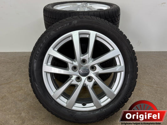 Original Audi A3 S3 8V 17 Zoll Winterräder Winterreifen Felgen 8V0601025DH 205/50 R17 93H 5x112 Alufelgen 6x17 ET48 Silber Limousine Sportback Winterradsatz M+S MwSt.