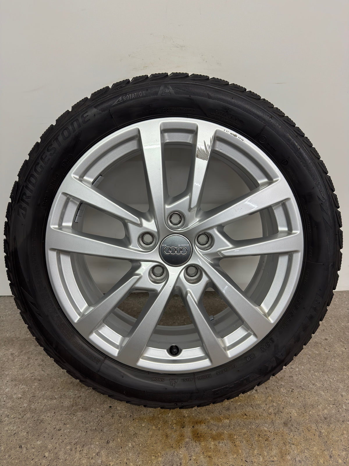 Original Audi A3 S3 8V 17 Zoll Winterräder Winterreifen Felgen 8V0601025DH 205/50 R17 93H 5x112 Alufelgen 6x17 ET48 Silber Limousine Sportback Winterradsatz M+S MwSt.
