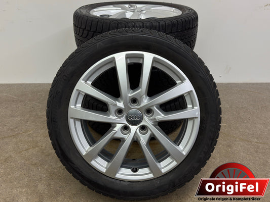 Original Audi A3 S3 8V 17 Zoll Winterräder Winterreifen Felgen 8V0601025DH 205/50 R17 93H 5x112 Alufelgen 6x17 ET48 Silber Limousine Sportback Winterradsatz M+S MwSt.