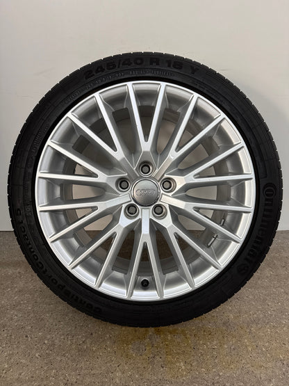 Original Audi TT TTS FV 8S 18 Zoll Felgen Alufelgen 8S0601025D S-Line 8Jx18H2 ET50 Sport Felgensatz Silber Coupé Roadster Facelift