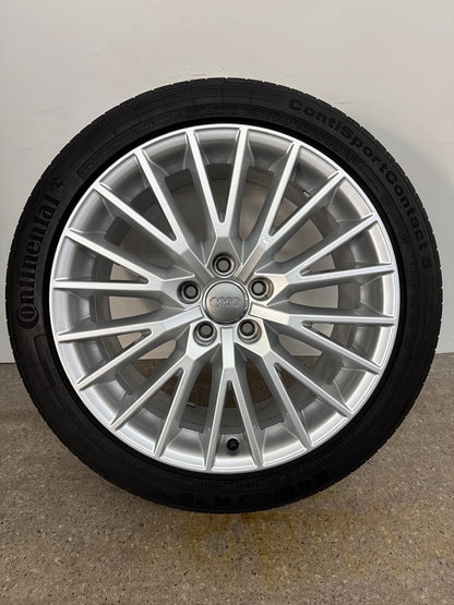 Original Audi TT TTS FV 8S 18 Zoll Felgen Alufelgen 8S0601025D S-Line 8Jx18H2 ET50 Sport Felgensatz Silber Coupé Roadster Facelift