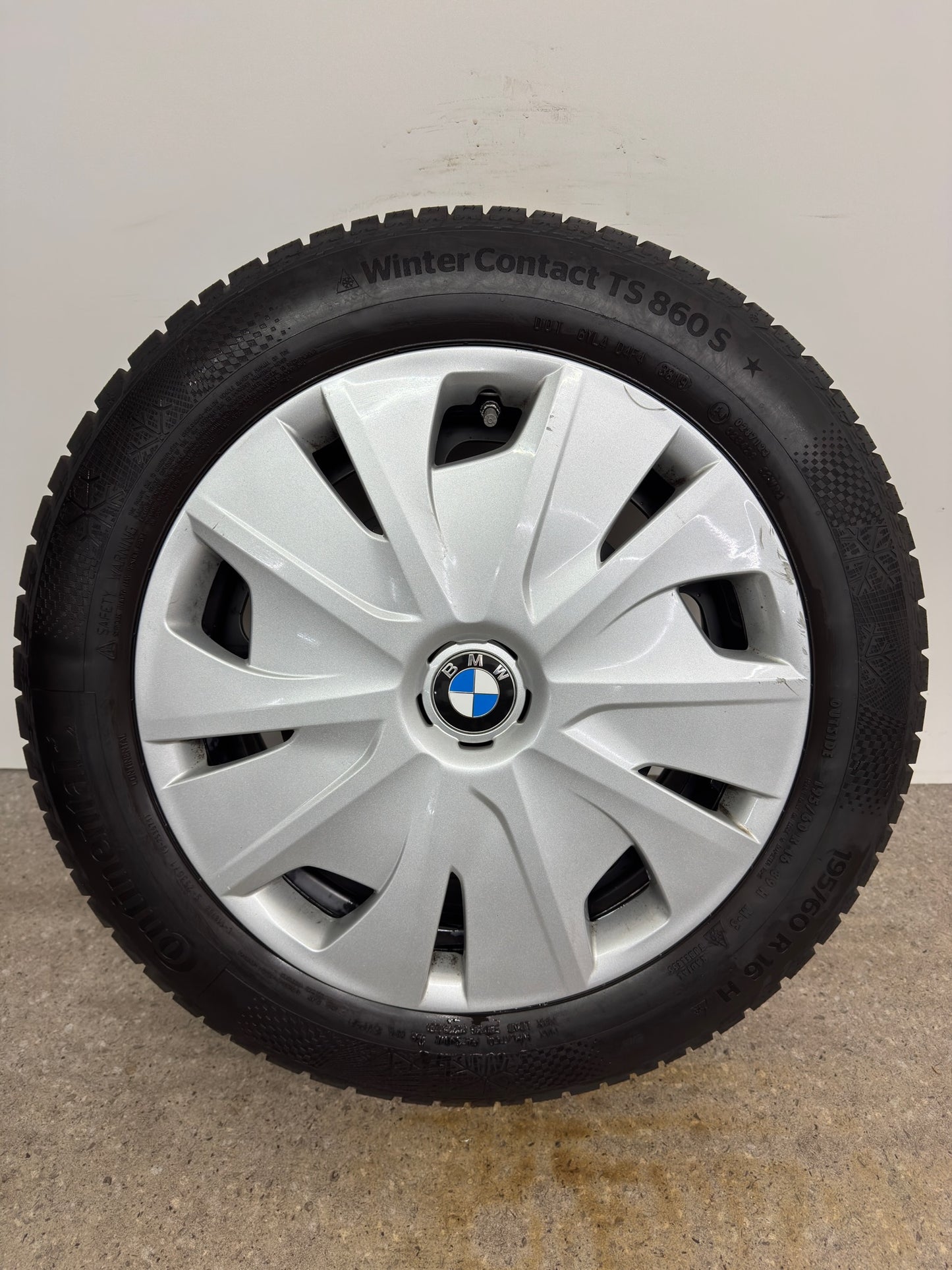 Original BMW 1er F40 2er Gran Coupé F44 16 Zoll Winterräder Winterreifen inkl. Blenden Felgen Stahlfelgen 6864660 195/60 R16 89H M+S 7x16 IS47 ET47 RDCi RDKS Continental BMW Stern * Winterradsatz
