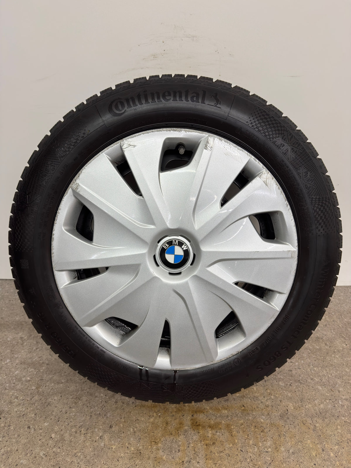 Original BMW 1er F40 2er Gran Coupé F44 16 Zoll Winterräder Winterreifen inkl. Blenden Felgen Stahlfelgen 6864660 195/60 R16 89H M+S 7x16 IS47 ET47 RDCi RDKS Continental BMW Stern * Winterradsatz