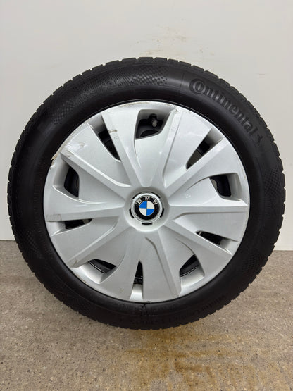 Original BMW 1er F40 2er Gran Coupé F44 16 Zoll Winterräder Winterreifen inkl. Blenden Felgen Stahlfelgen 6864660 195/60 R16 89H M+S 7x16 IS47 ET47 RDCi RDKS Continental BMW Stern * Winterradsatz